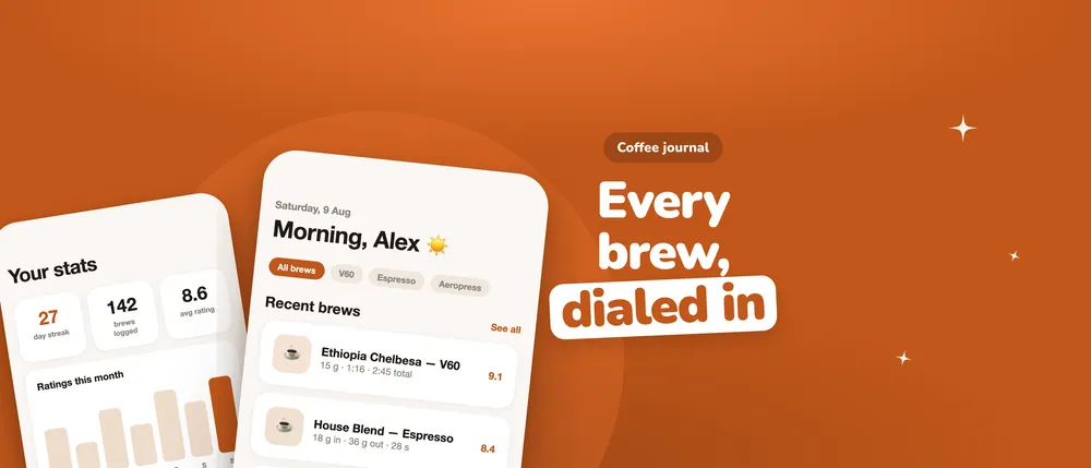 The sample app's header in Pop, text right